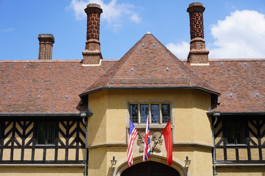 Schloss Cecilienhof, historischer Ort der Potsdamer Konferenz, Potsdam, 25.06.2020