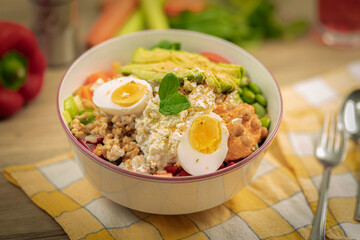 Vegetarian Healthy Food Bowl