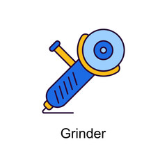 Grinder vector Filled Outline Icon Design illustration. Home Improvements Symbol on White background EPS 10 File