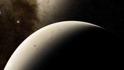 Fototapeta premium Abstract planets and space background