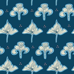 Seamless floral pattern for textile, fabric, wrapping paper and more.