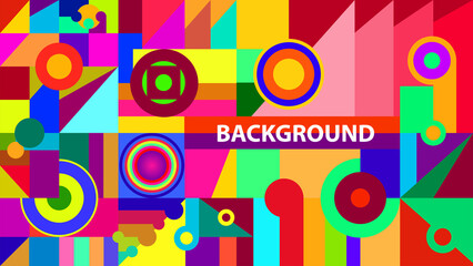 Obraz na płótnie Canvas Modern Abstract Geometric Background. For landing page, banner, and social media