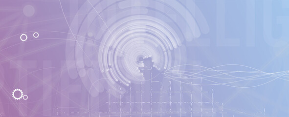 Conceptual technology illustration of artificial intelligence