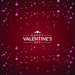 Lovely valentines background free vector Premium Vector