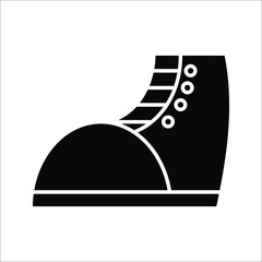 Industrial boot icon. vector illustration on background. color editable eps 10