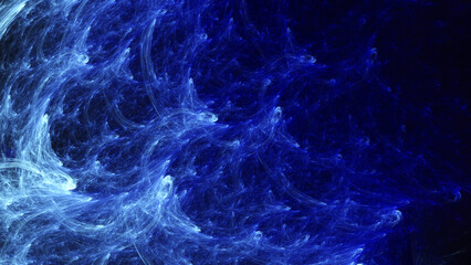 Beautiful abstract background for art projects, cards, business, posters. 3D illustration, computer-generated fractal