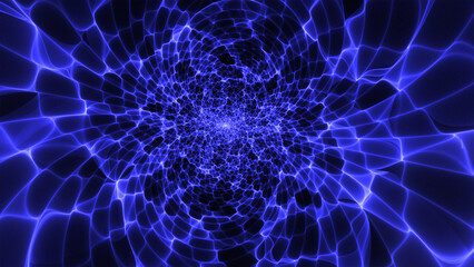 Beautiful abstract background for art projects, cards, business, posters. 3D illustration, computer-generated fractal