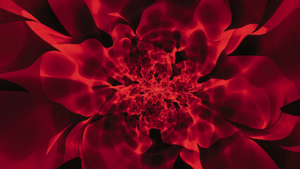 Beautiful abstract background for art projects, cards, business, posters. 3D illustration, computer-generated fractal