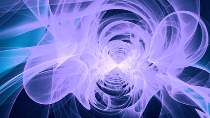 Beautiful abstract background for art projects, cards, business, posters. 3D illustration, computer-generated fractal