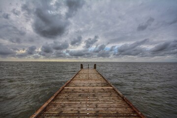pier in the sea