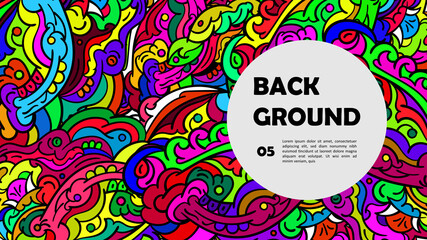 Colorful Abstract Banner Template for Background, Landing page, Web design, and Print Material