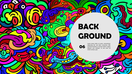 Colorful Abstract Banner Template for Background, Landing page, Web design, and Print Material