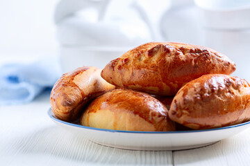 Delicious homemade mini-pies with filling.