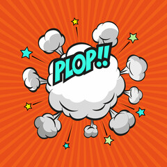 Clouds boom backgrounds, vector illustration 