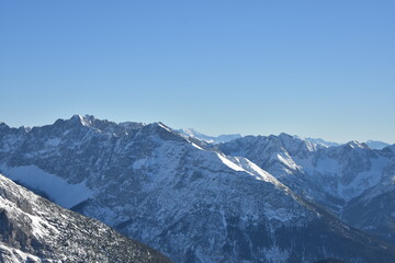 Alpen-Mittenwald-Winter
