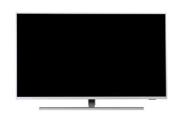 Big led tv isolated on white background