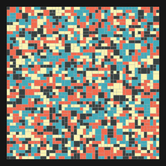 Fototapeta premium Offset Quads generative art background art illustration