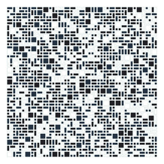 Fototapeta premium Offset Quads generative art background art illustration