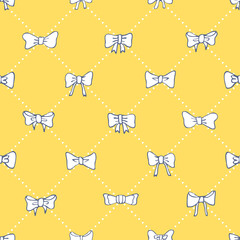 seamless pattern with bows