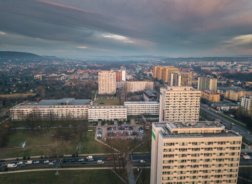 Krak&oacute;w miasteczko AGH akademiki
