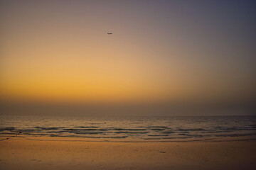 Strand bei Sonnenuntergang