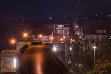 Auf der Bartenwetzer-Brücke, Melsungen