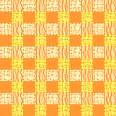 Hand draw seamless pattern. vector background.