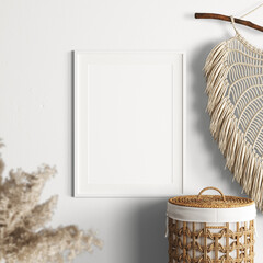 Blank Frame - Boho Blank - Boho Frame - Frame - Boho Frame Mockup - Frame Mock-up