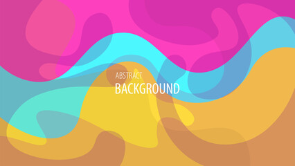 Abstract colorful liquid fluid background. Modern concept for summer collection.