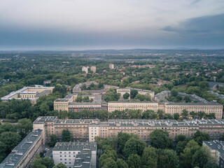 Nowa Huta Polska Panorama © DRONE QUEST