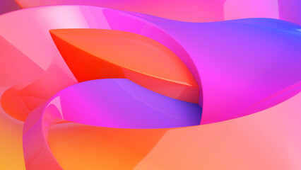 Abstract background, a mix of warm colors and cool colors.abstract background images for various events,3d rendering