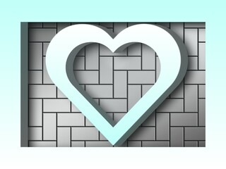 heart in the shape of heart