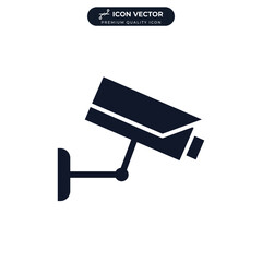 Security Camera. CCTV Camera icon symbol template for graphic and web design collection logo vector illustration