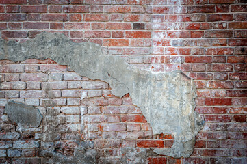 Old brick wall in background image