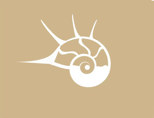 Sea shell logo.