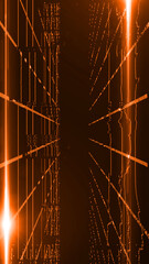 Abstract colorful pixel digital particles background. Modern background design