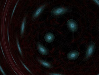 Imaginatory fractal abstract background Image