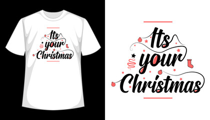 Christmas T shirt design, vector, apparel, template, typography t shirt, vintage