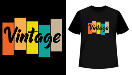 Vintage T shirt design, vector, apparel, template, typography t shirt, vintage