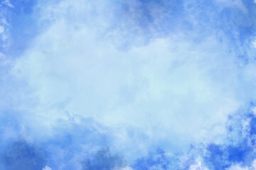 Wolken, Abstrakt, Wasserfarben