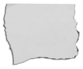 Torn paper piece