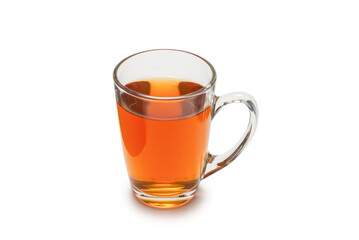 A cup of tea isolated on  white background.
