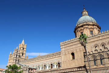 Fototapeta na wymiar Cathedral of Palermo, Sicily, Italy.