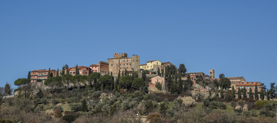 Obraz premium Profilo di Casole d'Elsa