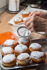 Donuts Berliner homemade bakery (German Doughnut)