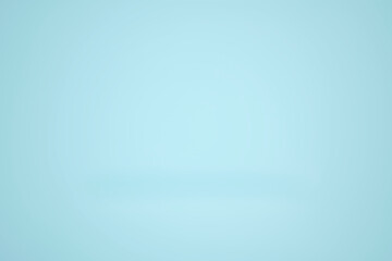 Soft and smooth Turquoise backdrop or background used for presentation and positive performance in layout and design with darker linear element in front