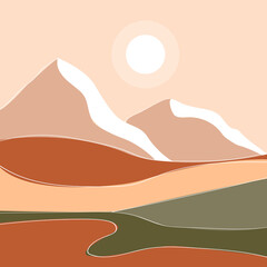 Abstract vector illustration, modern design for posters, cards, business cards, and more