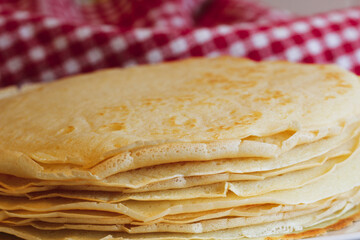 stack of pancakes on a plate