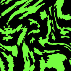 Geometric abstract pattern of green and black colors. A bright color palette of the motif for the design of the surface, fabric, cover, clothing, wrapping paper.