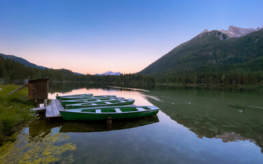 boat on the lake